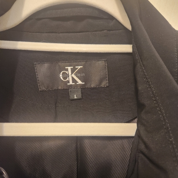 Calvin Klein Black Women's Trench Coat - Picture 2 of 5